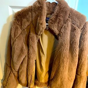Patagonia faux fur jacket